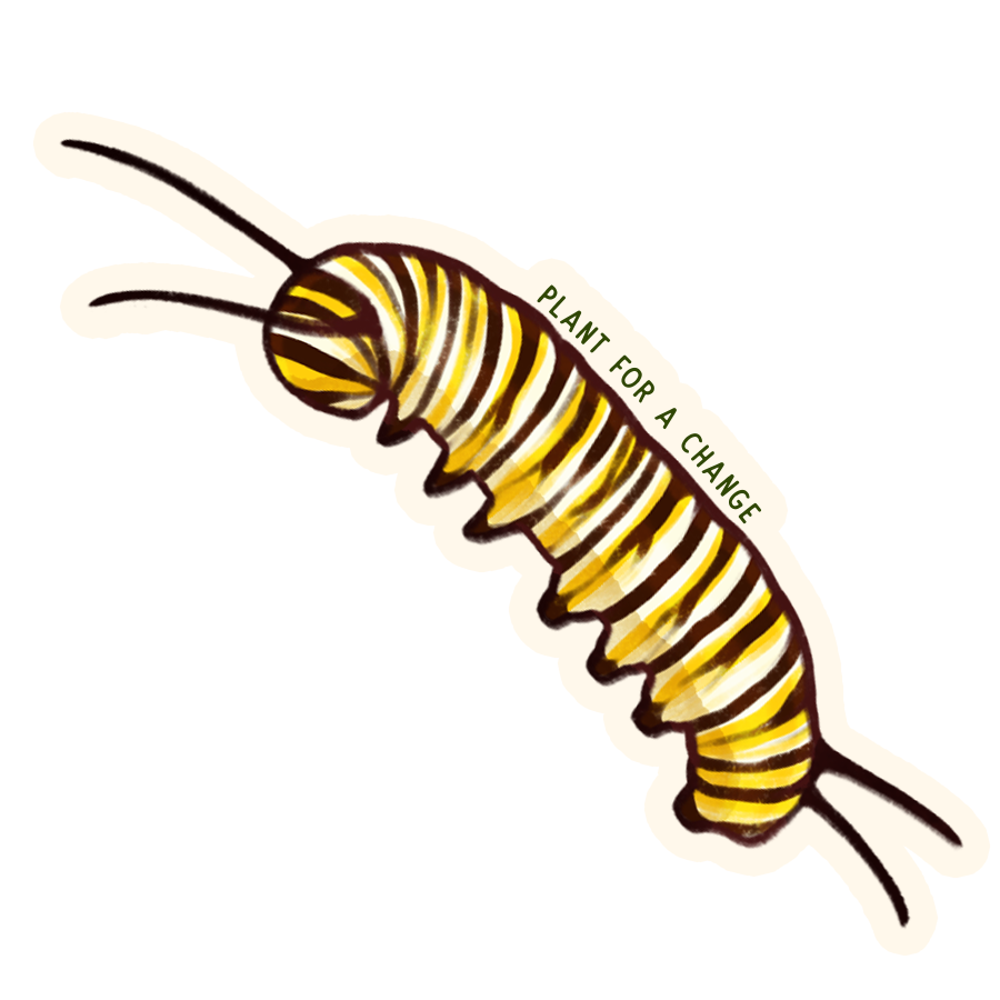 Monarch Caterpillar Vinyl/Waterproof/UV Resistant