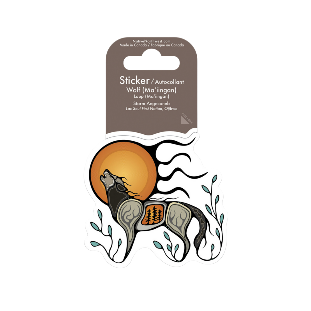 Wolf Sticker
