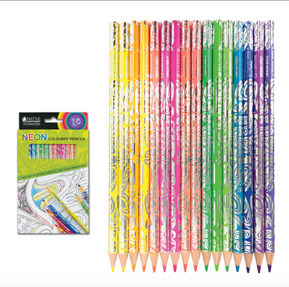 Neon Colored Pencils