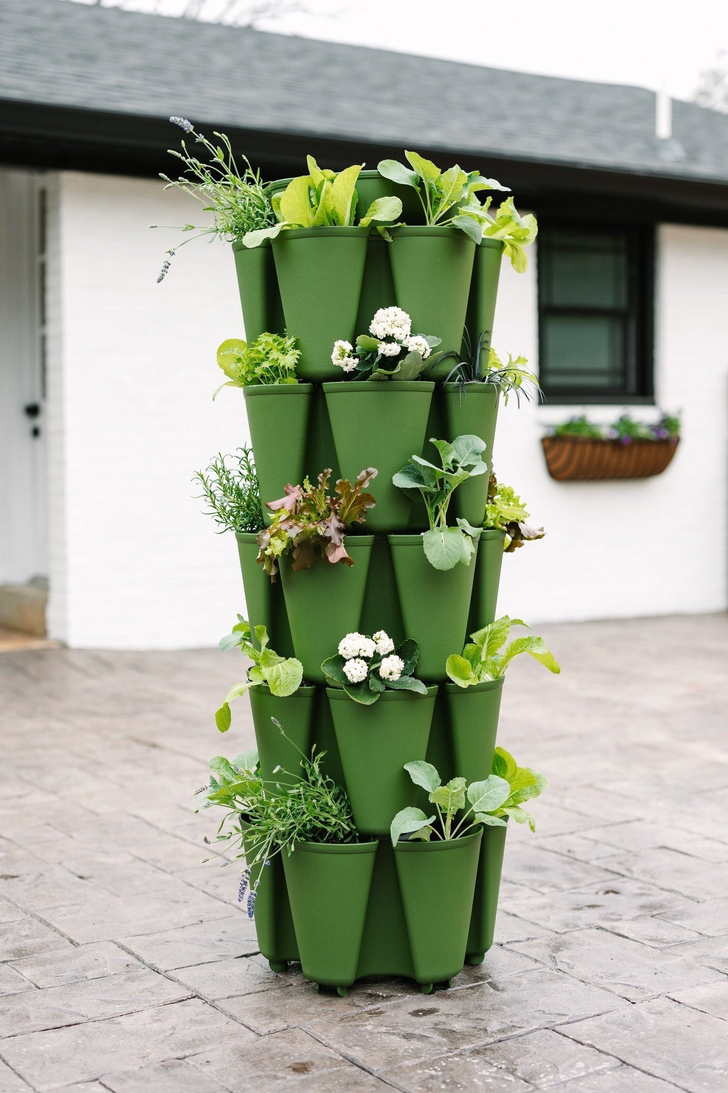 5 Tier GreenStalk Garden Original Vertical Planter - Basic Texture